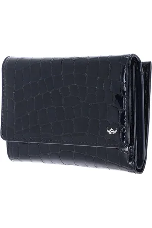 Golden head Leren Portemonnee Cayenne Ladies Purse Wallet Donkerblauw