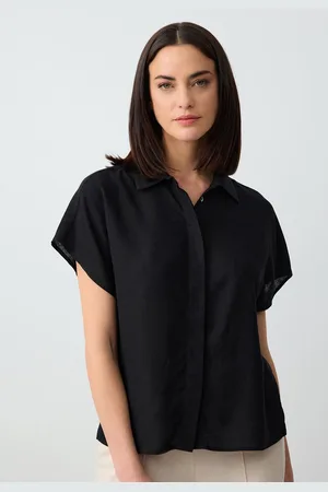 Jimmy Key Kort Mouw Linnen Shirt