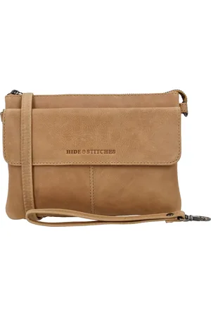 Hide & Stitches Porto Schoudertas - - 100% Leer