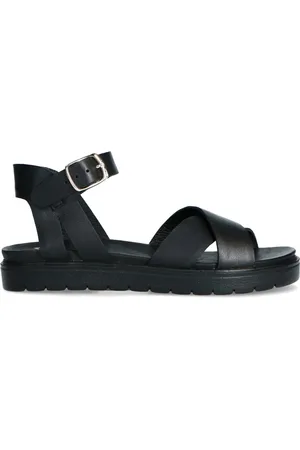 Manfield Leren Dames Sandalen -