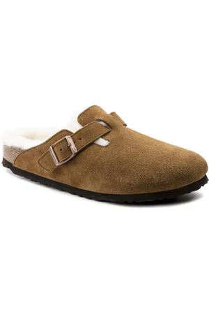 Birkenstock BOSTON SHEARLING SUEDE LEATHER - Dames pantoffelsHeren pantoffels - Kleur: