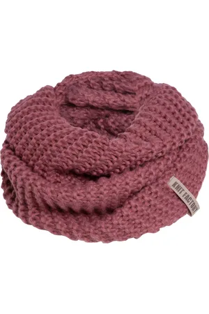 Knit Factory Alex Gebreide Colsjaal - Ronde Sjaal - Grof gebreid - Warme Wintersjaal - Nekwarmer - Wollen Sjaal - Rode colsjaal - Dames sjaal - Heren sjaal - Unisex - - One Size