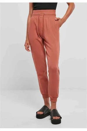 Urban classics Organic High Waist Dames joggingbroek - 3XL