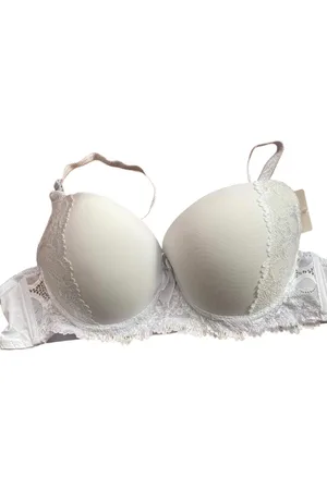 Merkloos Dames beha met kant 95C wit