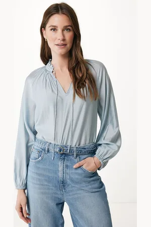 Mexx Blouse Lichtblauw