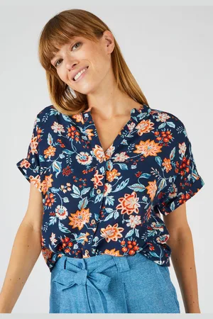 Damart Crêpe overhemdblouse *pure viscose Lenzing(TM) EcoVero(TM) vezels. - Dames - - 48