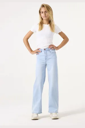 Garcia Annemay Meisjes Wide Fit Jeans Blauw