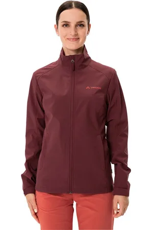Vaude Hurricane Jacket IV - jas dames - donkerrood