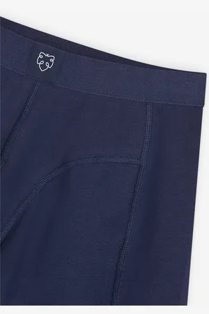 A-dam Solid - Boxershort - Biologisch Katoen - Onderbroek - Ondergoed - Heren - Volwassenen - Blauw - L