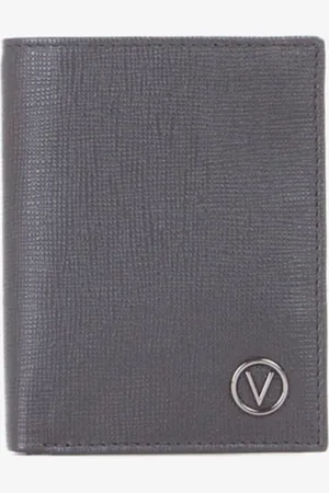 VALENTINO Leren Portemonnee Mandrin Wallet Zwart