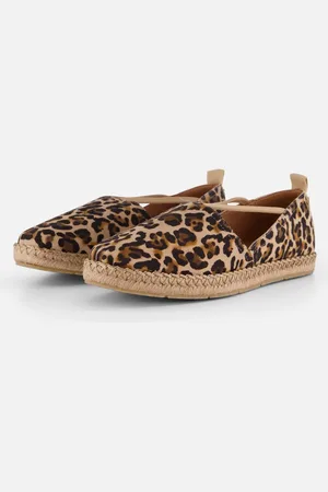 Tamaris Leopard Espadrilles Leer - Dames