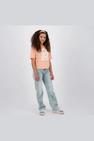 Raizzed Meisjes spijkerbroek Mississippi Light Blue Stone Wide leg