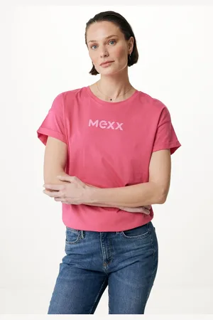 Mexx Fay Basic Oversized Tee Hot Pink