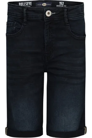 Petrol Industries Boys Bullseye Denim Short Teak - Zwart/