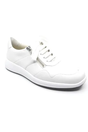 Solidus 56285 10028, Witte dames sneaker wijdte F