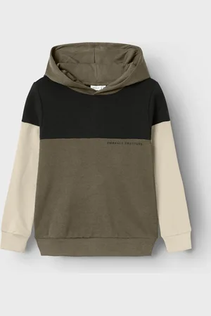 NAME IT NKMNONADE LS SWEAT WH BRU - Jongens - Sweaters