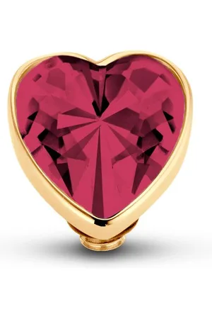 Melano Twisted Heart Steentje Goud