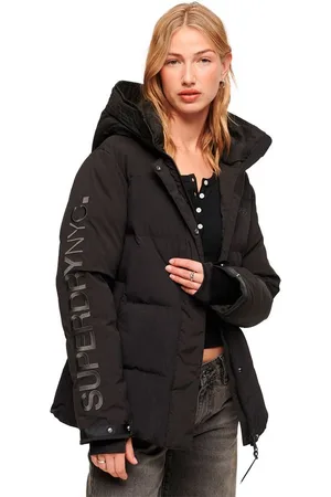Superdry City Padded Hooded Wind Parka XS Vrouw
