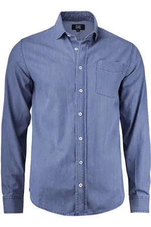 Cutter & Buck Cutter & Buck Ellensburg Denim Shirt Heren 352404 - - 4XL