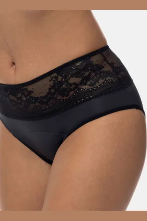 Dorina 2-pack Menstruatie Midi Slip - Menstruatie ondergoed - Lace - Kanten incontinentie ondergoed - XL