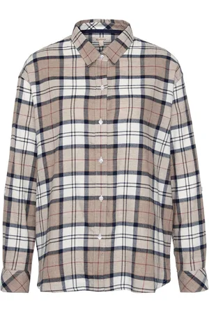 Barbour Damesblouse Elishaw Check Beige