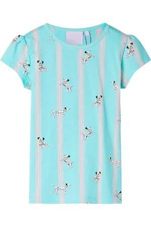 vidaXL Kinderpyjama met korte mouwen 128 ecru