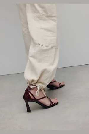 Sacha Dames - Bordeaux sandalen met hak