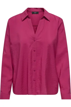 JDY CAMILLE L/S LOOSE V-NECK SHIRT WVN - Dames - Blouses