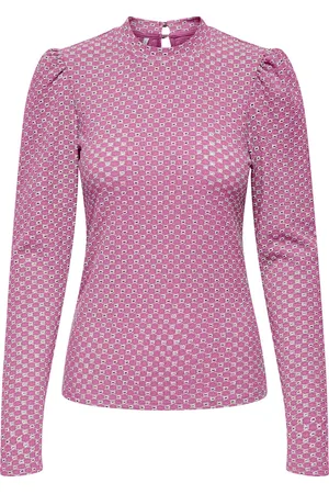 ONLY ONLGENNY L/S O-NECK STRUCTURE TOP JRS - Meisjes - Blouses
