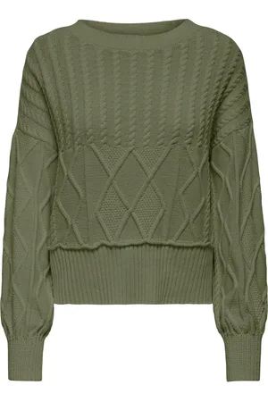 ONLY ONLKAYA LIFE LS LOOSE CABLE ONECK CC KNT - Meisjes - Gebreide truien