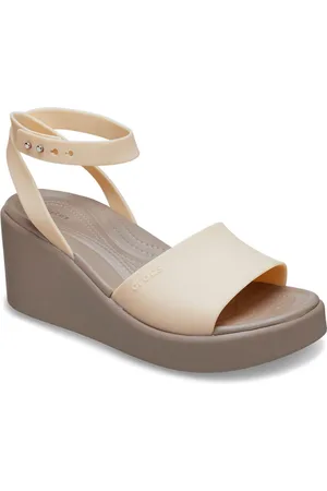 Crocs Brooklyn Ankle Strap Wedge Sandalen EU 39-40 Vrouw