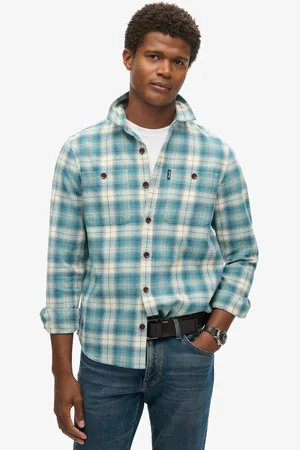 Superdry Vintage geruit overshirt - Heren - Lange mouwen shirts
