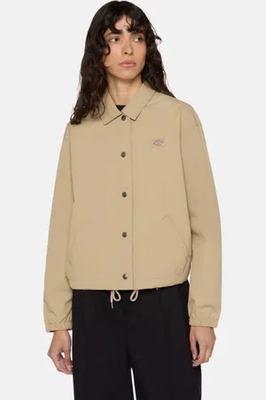 Dickies Oakport Cropped Coach Jas Groen L Vrouw