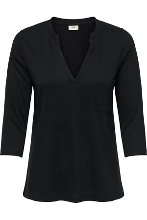 JDY DALILA 3/4 V- NECK TOP JRS DIA - Dames - Blouses