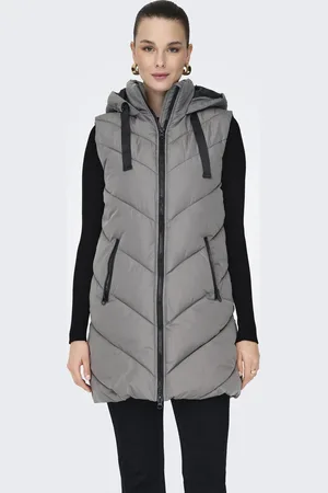 JDY SKYLAR LIFE HOOD WAISTCOAT OTW NOOS - Dames - Gewatteerde jassen