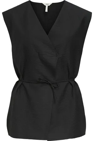 Object Object Gilet Objyui Lo Waistcoat 137 23046028 Black Dames