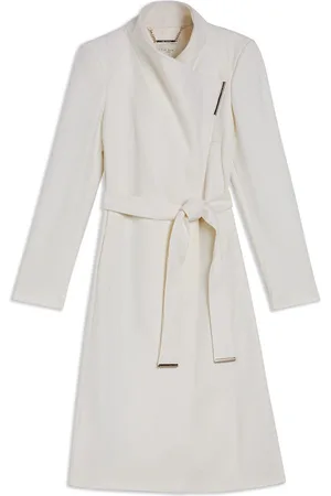 Ted Baker Rose Midi Length Belted Wool Wrap Coat