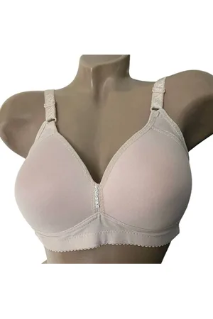 Merkloos Dames katoenen beha 7734 voorgevormd zonder beugel 90C beige