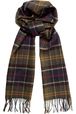 Barbour Cashmere tartan scarf