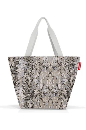 Reisenthel Shopper M Handtas Shopper - 15L - Snake Sand Beige