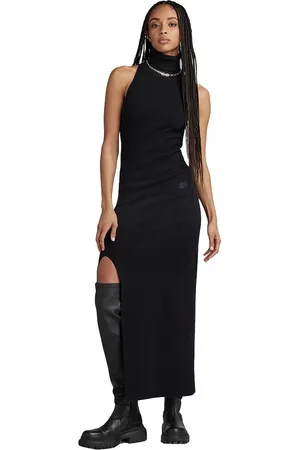 G-Star Ny Slim Mouwloze Midi-jurk M Vrouw