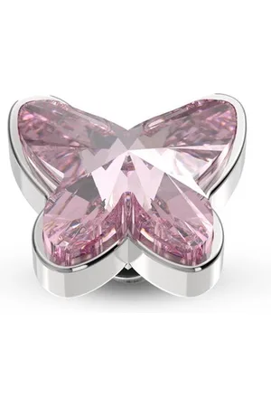 Melano Twisted Butterfly Steentje Light Rose Zilver