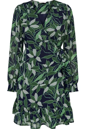 ONLY ONLSTAR L/S WRAP DRESS PTM Dames Jurk