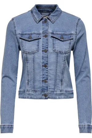 JDY MOON L/S JACKET DNM MIX - Dames - Gewatteerde jassen
