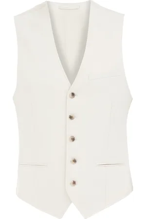WE Fashion Heren gilet met structuur