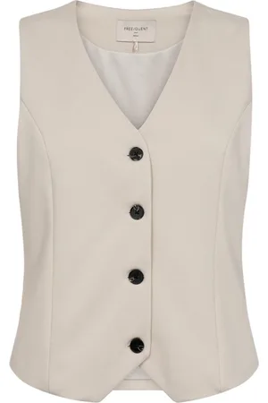 Freequent Gilet Fqnanni Waistcoat 205513 Moonbeam Dames