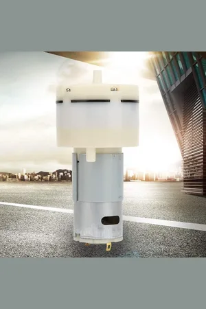 Merkloos 12L/Min Industrial Membrane Vacuum Pump DC12V High Pressure Diaphragm Air Pump Noiseless - 1Pc