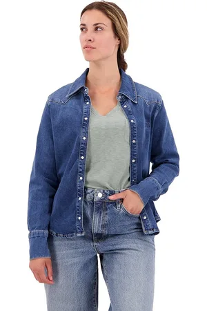 Superdry Vintage Denim Western Overhemd 2XS Vrouw