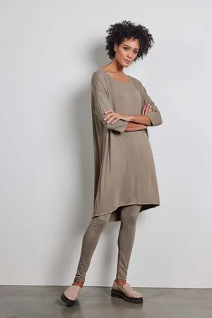 DIDI Dames basic leggings in fallen rock maat 44