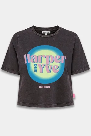 Harper & Yve Hotstuff-ss Cropped Tops & T-shirts Dames - Shirt -